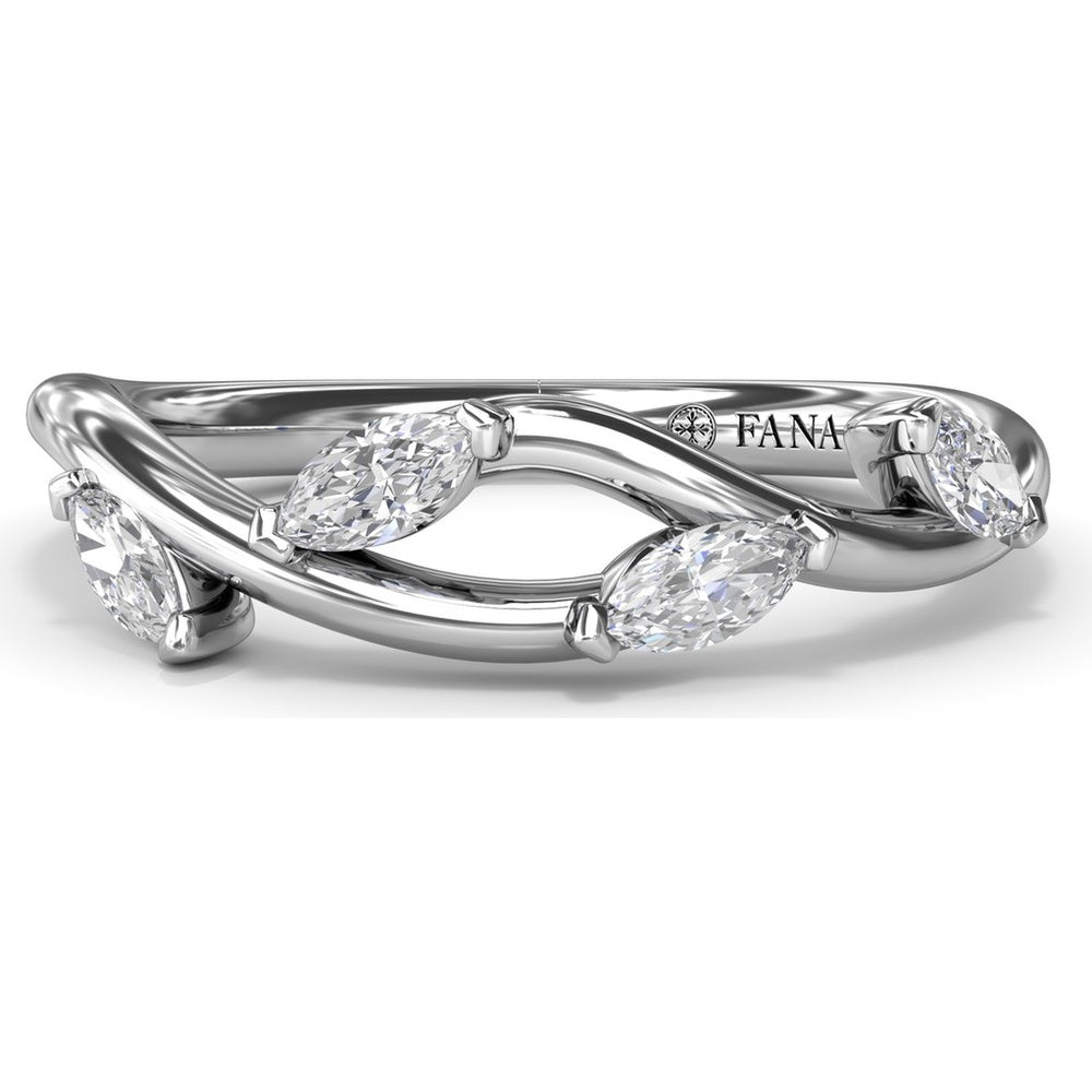 Vine-Inspired Marquise Diamond Band by Fana - 0.38 Carat Total Diamond Weight