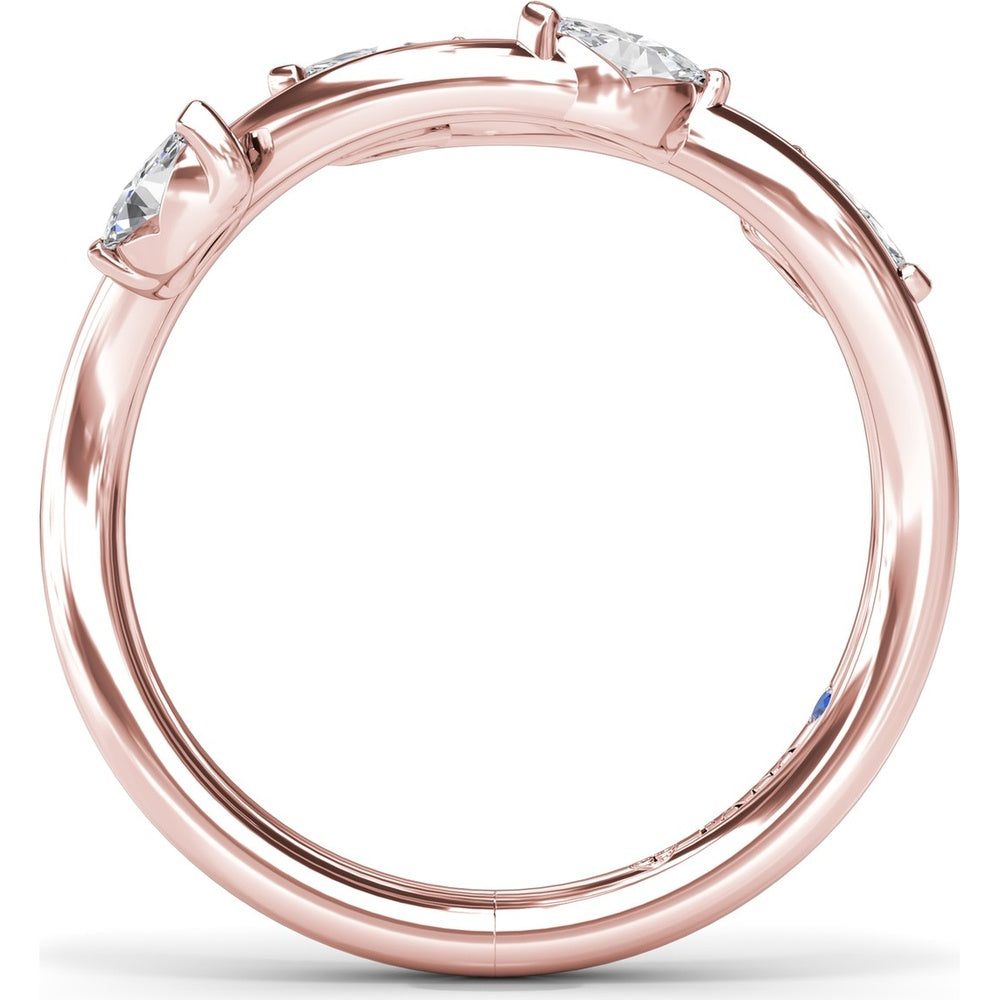 Vine-Inspired Marquise Diamond Band by Fana - 0.38 Carat Total Diamond Weight