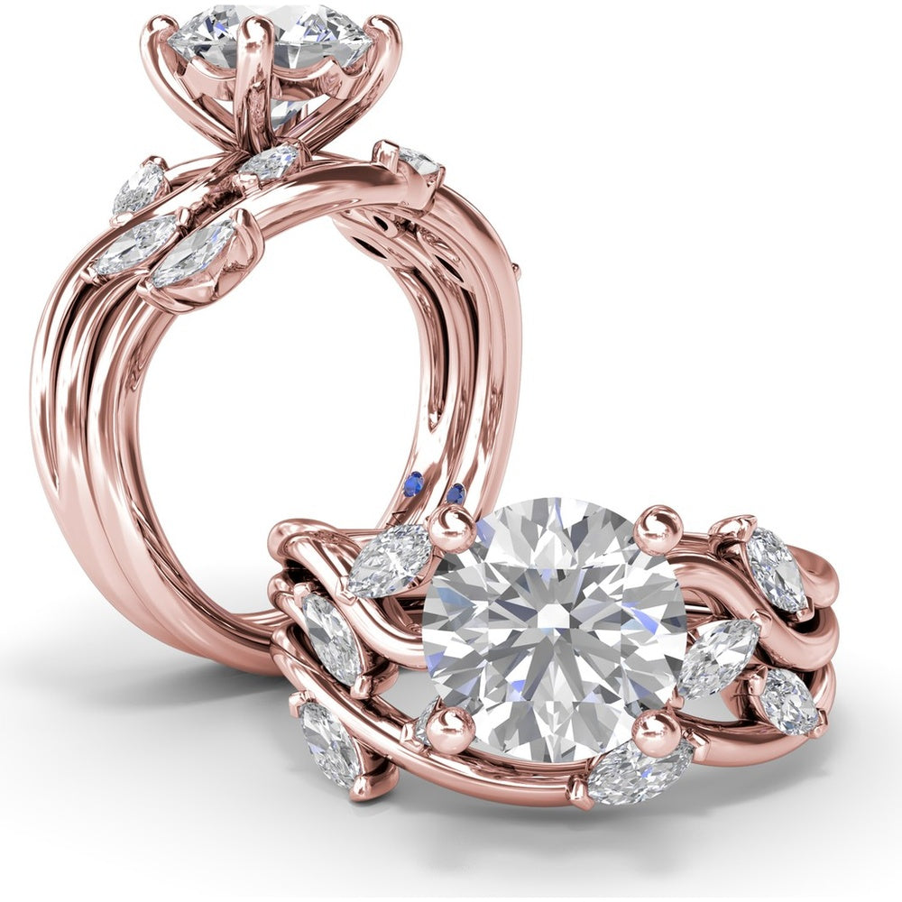 Vine-Inspired Marquise Diamond Band by Fana - 0.38 Carat Total Diamond Weight