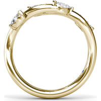 Vine-Inspired Marquise Diamond Band by Fana - 0.38 Carat Total Diamond Weight