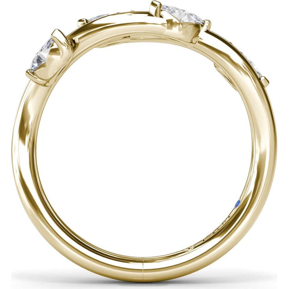 Vine-Inspired Marquise Diamond Band by Fana - 0.38 Carat Total Diamond Weight