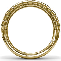 Wedding Band with North-South Baguette Diamonds by Fana - 1.02 Carat Total Diamond Weight