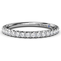 Wedding Band with Shared-Prong Round Diamonds by Fana - 0.27 Carat Total Diamond Weight