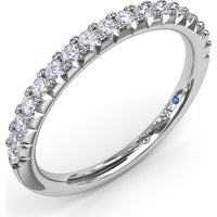 Wedding Band with Shared-Prong Round Diamonds by Fana - 0.27 Carat Total Diamond Weight