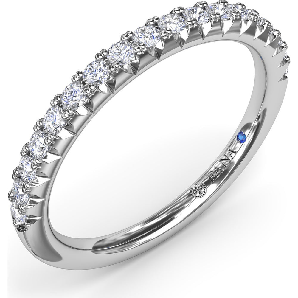 Wedding Band with Shared-Prong Round Diamonds by Fana - 0.27 Carat Total Diamond Weight