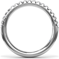 Wedding Band with Shared-Prong Round Diamonds by Fana - 0.27 Carat Total Diamond Weight