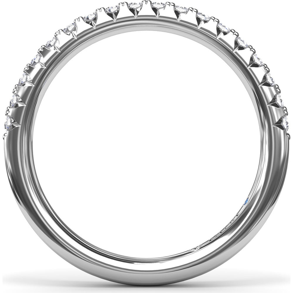 Wedding Band with Shared-Prong Round Diamonds by Fana - 0.27 Carat Total Diamond Weight