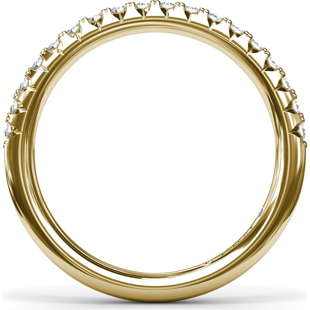 Wedding Band with Shared-Prong Round Diamonds by Fana - 0.27 Carat Total Diamond Weight