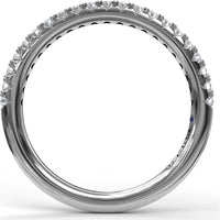 Wedding Band with Shared-Prong Set Round Diamonds by Fana - 0.26 Carat Total Diamond Weight
