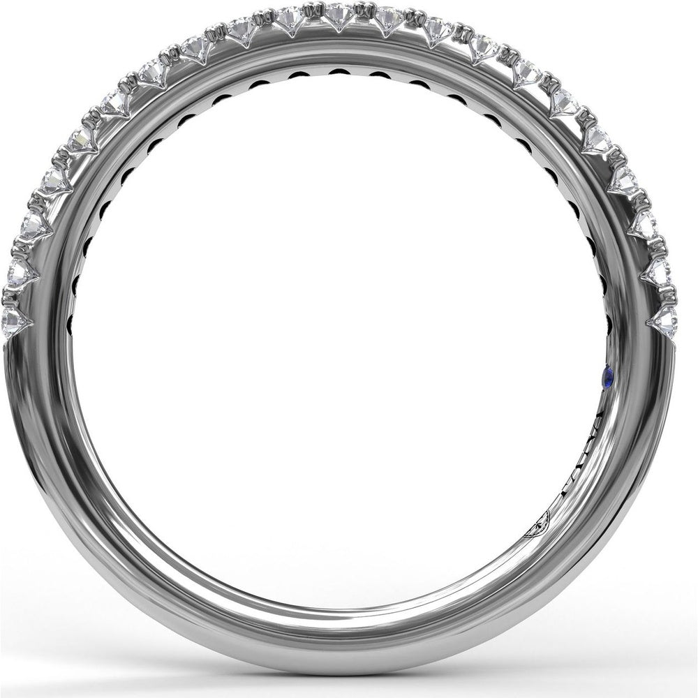 Wedding Band with Shared-Prong Set Round Diamonds by Fana - 0.26 Carat Total Diamond Weight