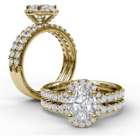 Wedding Band with Shared-Prong Set Round Diamonds by Fana - 0.40 Carat Total Diamond Weight