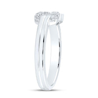 White Gold Round Diamond Ring - 1/5 Carat Total Diamond Weight
