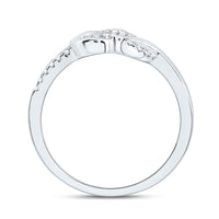 White Gold Round Diamond Ring - 1/5 Carat Total Diamond Weight