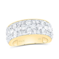 White Gold Round Diamond Ring - 2 Carat Total Diamond Weight