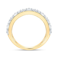 White Gold Round Diamond Ring - 2 Carat Total Diamond Weight