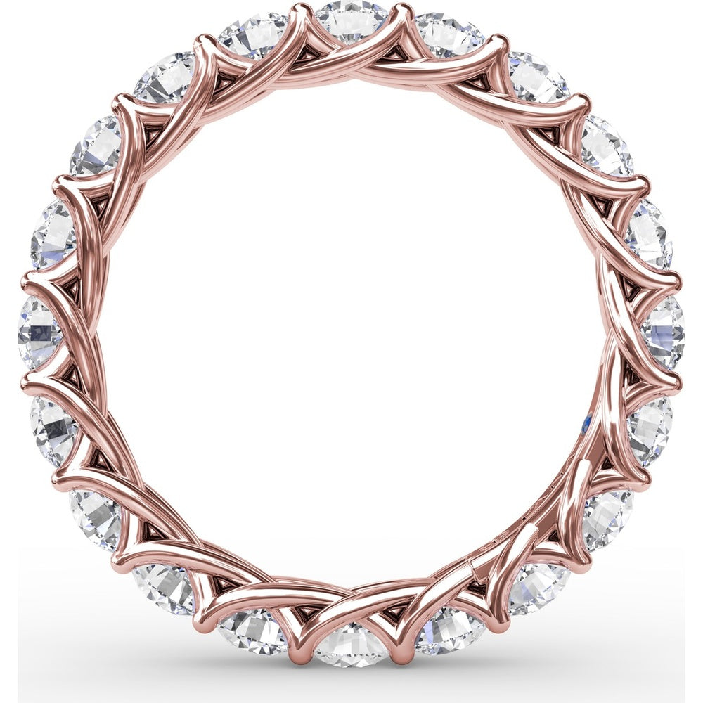 Woven Eternity Band with Round Diamonds by Fana - 2.54 Carat Total Diamond Weight