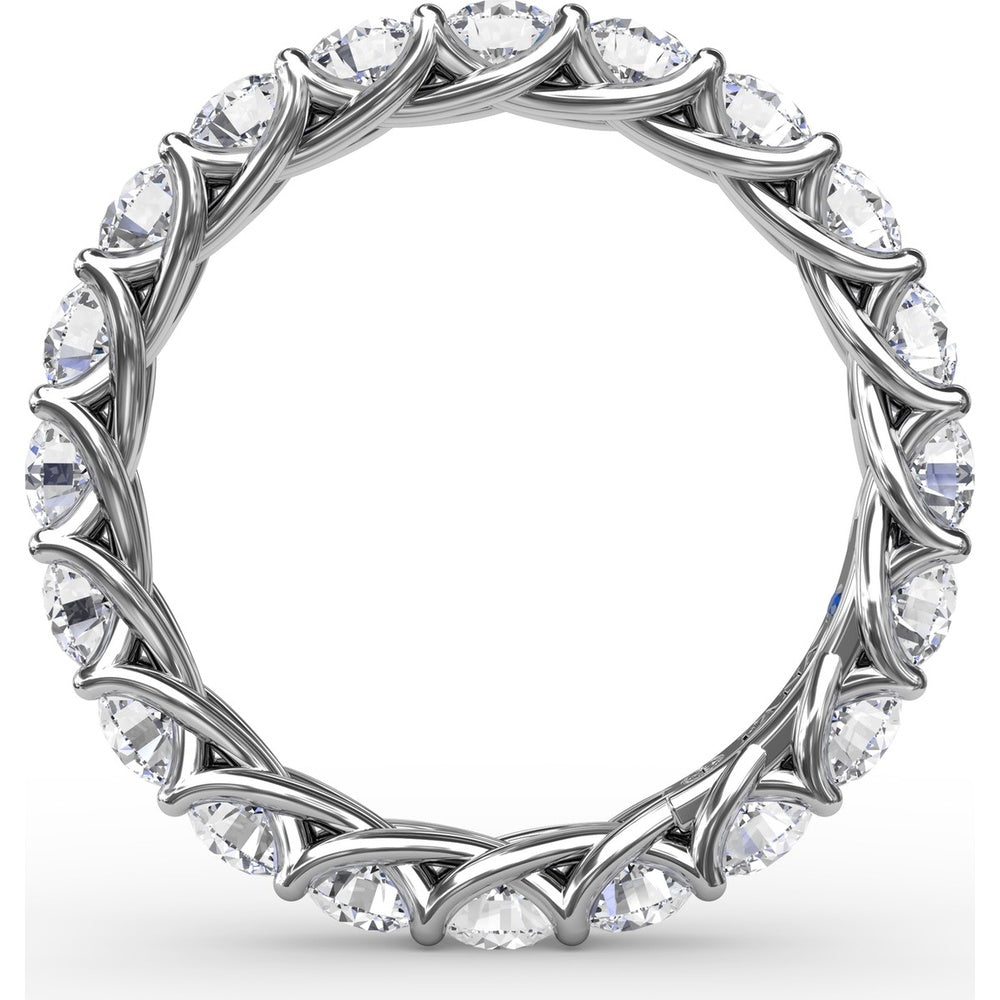 Woven Eternity Band with Round Diamonds by Fana - 2.54 Carat Total Diamond Weight
