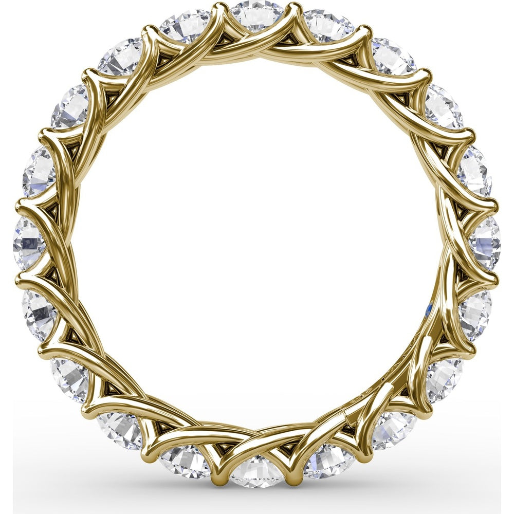 Woven Eternity Band with Round Diamonds by Fana - 2.54 Carat Total Diamond Weight