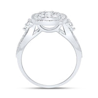 Yellow Gold Cushion Diamond Ring - 3/4 Carat Total Diamond Weight