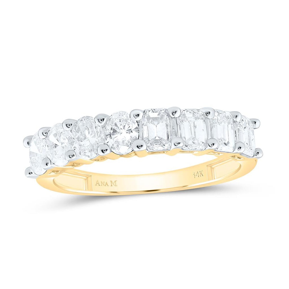 Yellow Gold Diamond Band Ring - 1 1/2 Carat Total Diamond Weight