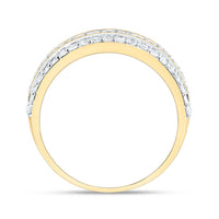 Yellow Gold Diamond Band Ring - 1 1/4 Carat Total Diamond Weight
