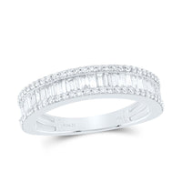 Yellow Gold Diamond Band Ring - 7/8 Carat Total Diamond Weight
