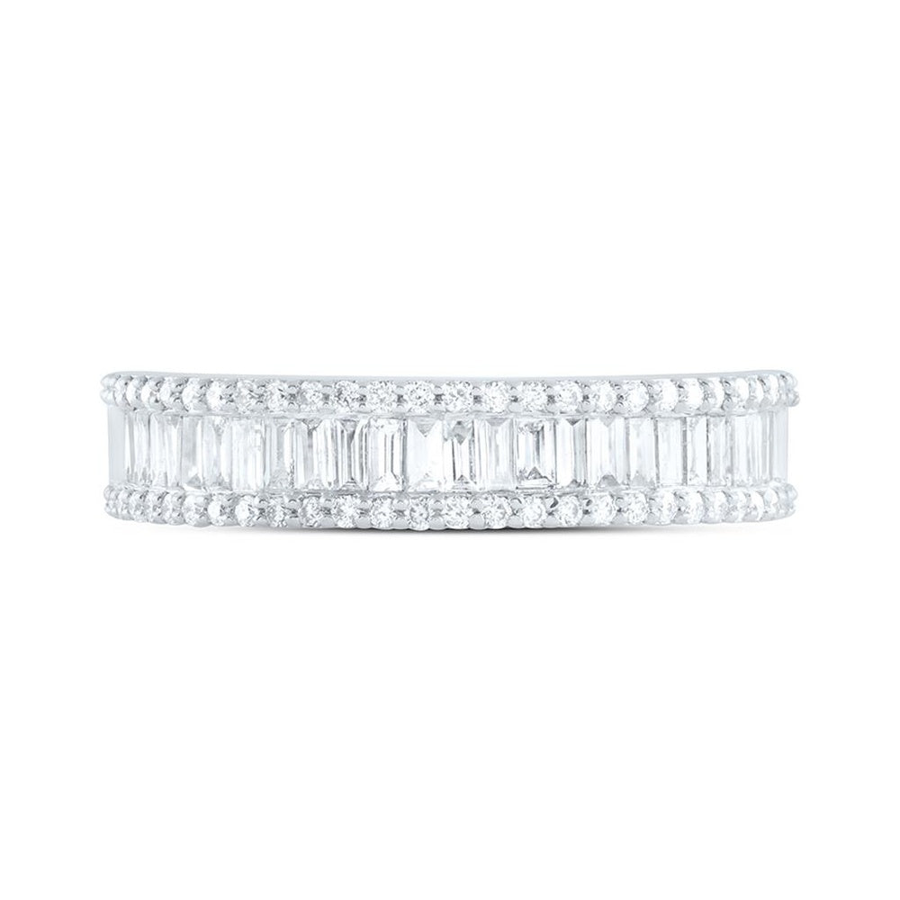 Yellow Gold Diamond Band Ring - 7/8 Carat Total Diamond Weight