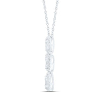 Yellow Gold Round Diamond 18-Inch Necklace - 1/4 Carat Total Diamond Weight