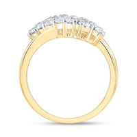 Yellow Gold Round Diamond Ring - 1 1/2 Carat Total Diamond Weight