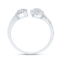 Yellow Gold Round Diamond Ring - 1/3 Carat Total Diamond Weight
