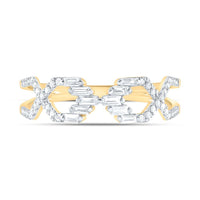 Yellow Gold Round Diamond Ring - 1/5 Carat Total Diamond Weight