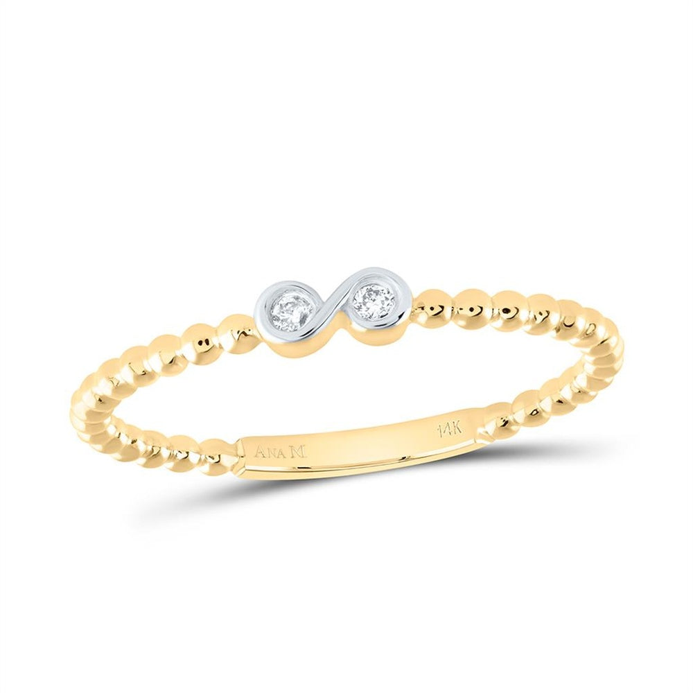 Yellow Gold Round Diamond Ring