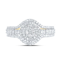 Yellow Gold Round Diamond Ring - 3/4 Carat Total Diamond Weight