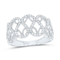 Yellow Gold Round Diamond Ring - 3/8 Carat Total Diamond Weight
