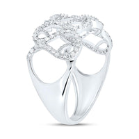 Yellow Gold Round Diamond Ring - 3/8 Carat Total Diamond Weight