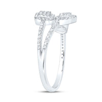 Yellow Gold Round Diamond Ring - 3/8 Carat Total Diamond Weight