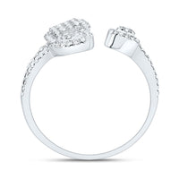 Yellow Gold Round Diamond Ring - 3/8 Carat Total Diamond Weight