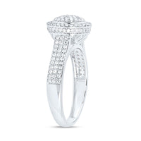 Yellow Gold Round Diamond Ring - 5/8 Carat Total Diamond Weight