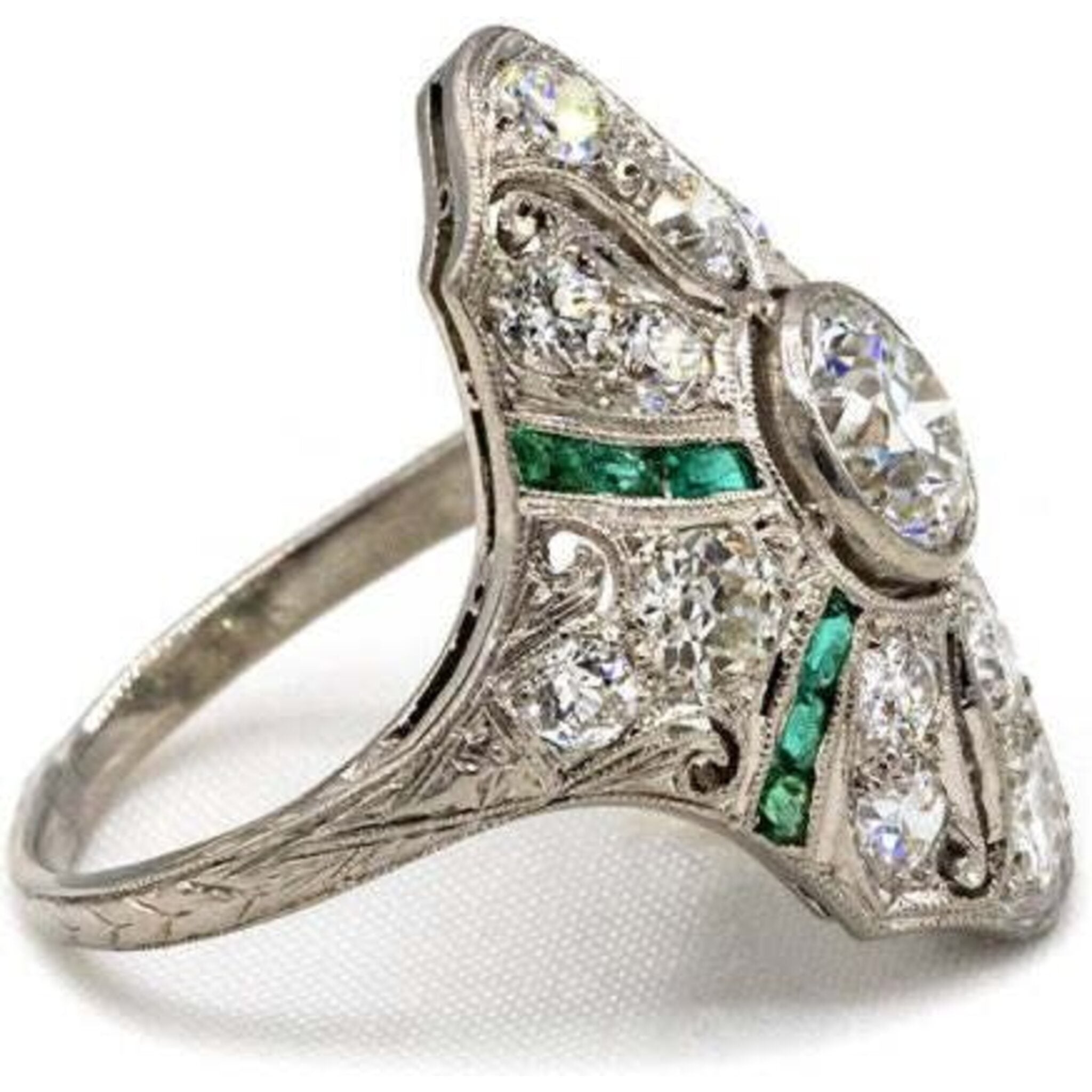 Custom Art-Deco Inspired Men's Engagement Ring : r/EngagementRings