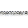 14K White Gold 7.70 Carat Princess Cut Diamond Bracelet