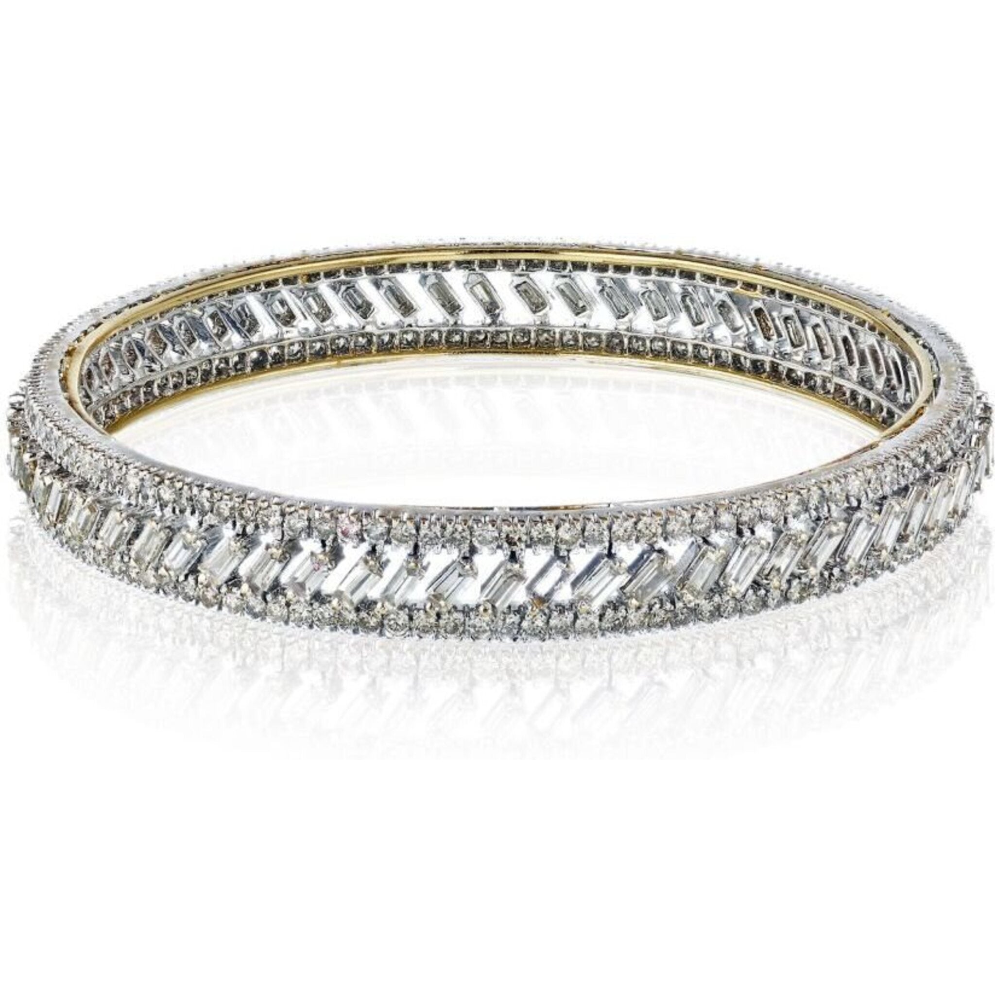 3-Stone Baguette Diamond Ring 1/2 Cttw 14K White Gold