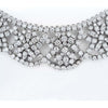 18K White Gold Diamond Collar approx 53.00Carat Total Weight Necklace