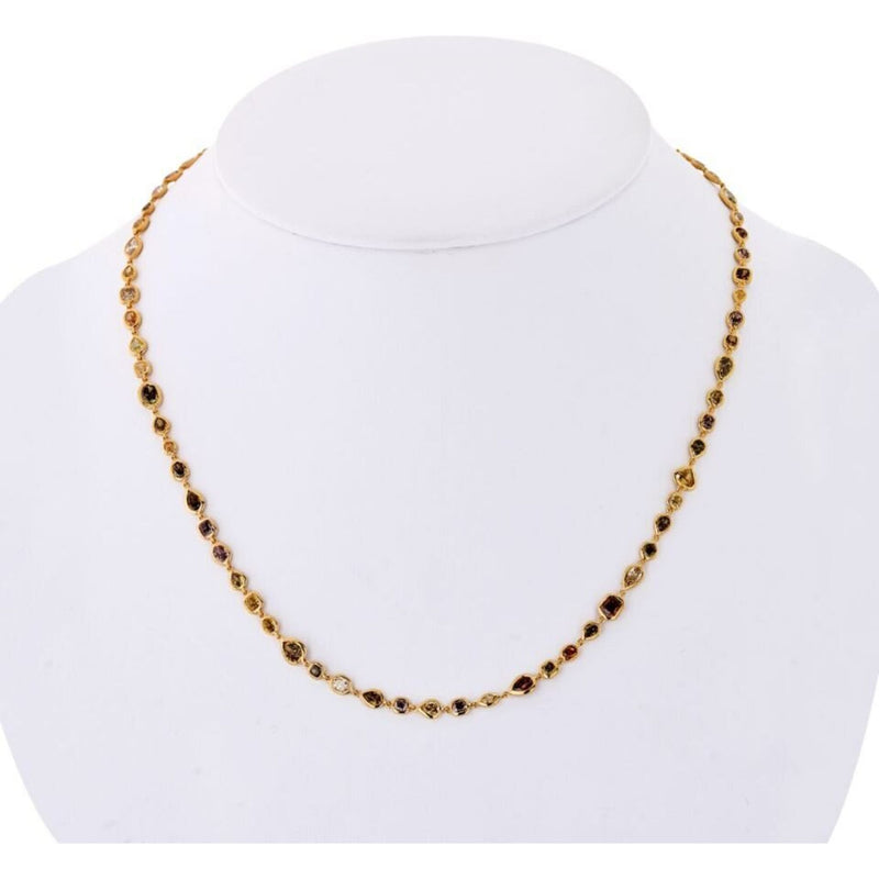 18K Yellow Gold 11 Carat Fancy Color Natural Diamonds By The Yard