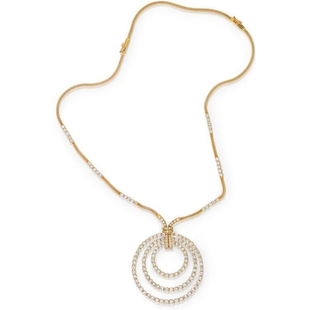 18K Yellow Gold 19 Carat Diamond Necklace – Robinson