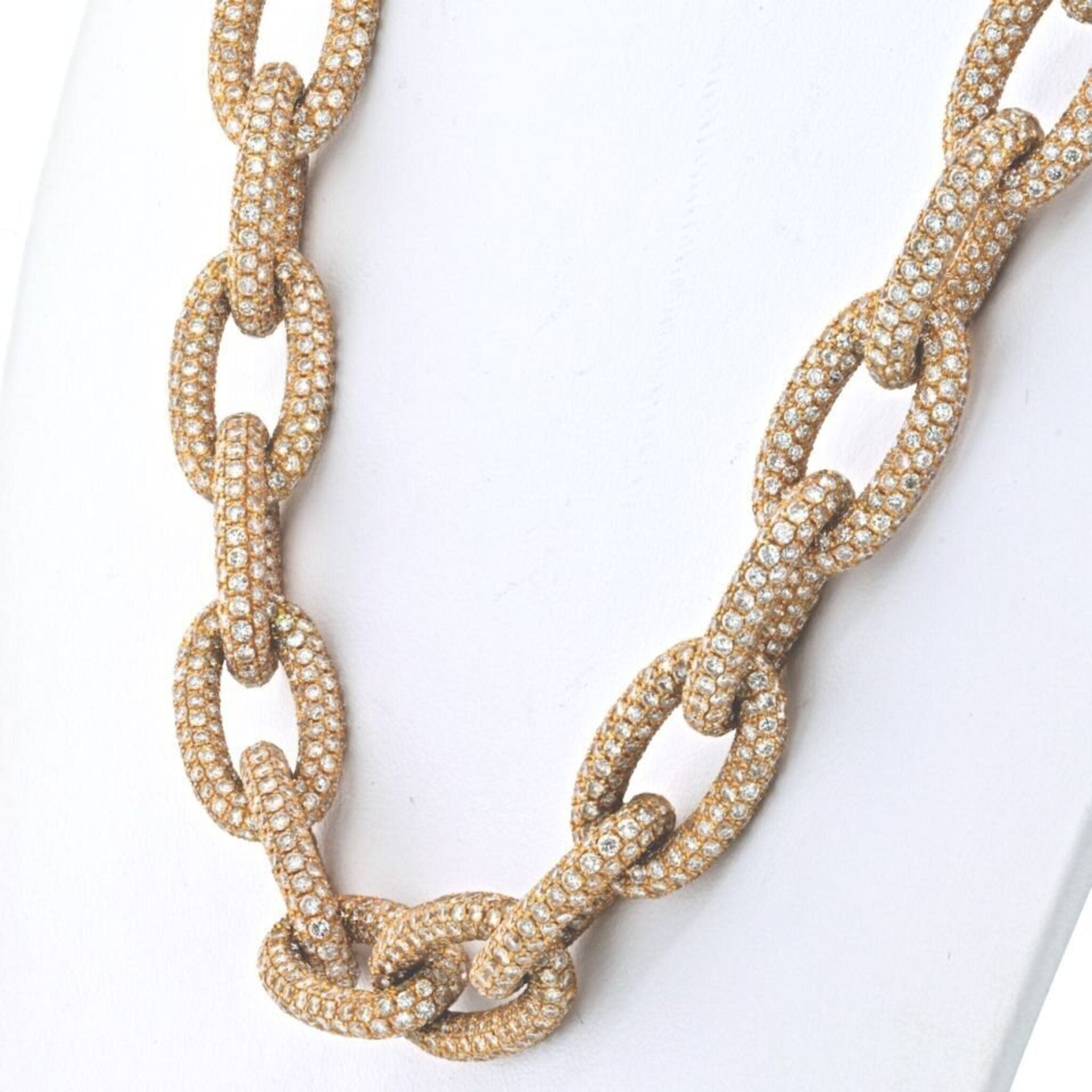 Beautifully Anchored: Large Gold Chain Necklace w/ Rhinestone Charms  Handmade By Eccentric Bijouterie – Eccentric Bijouterie LLC