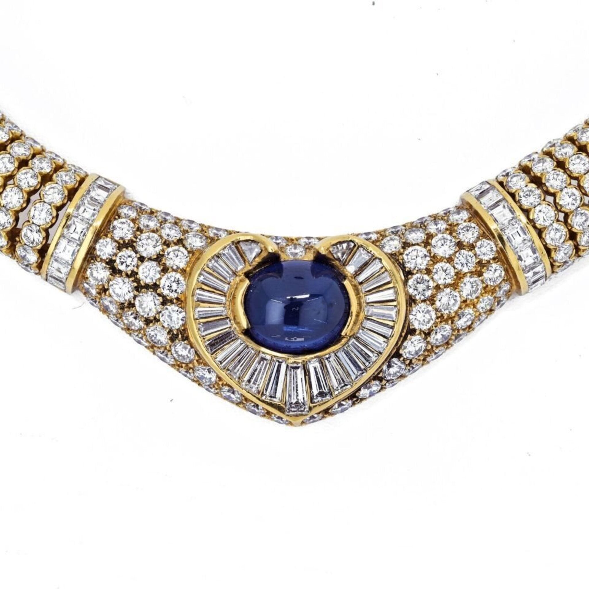 Sapphire on sale diamond necklaces