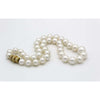 18K Yellow Gold Single Strand Pearl Necklace