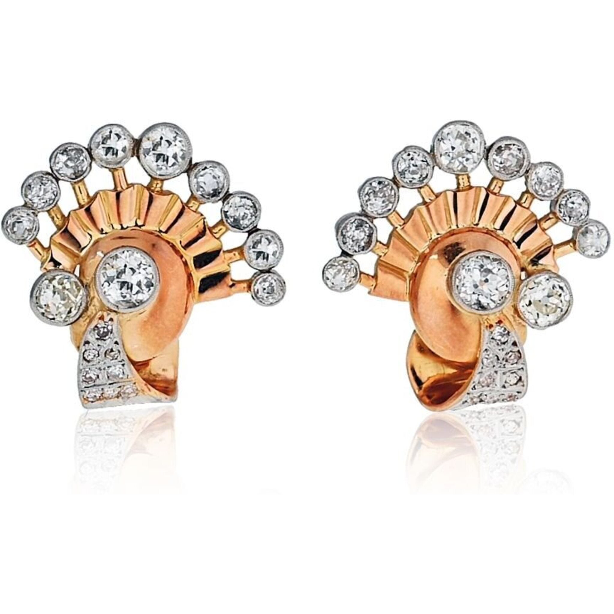 Leela Petite Diamond Stud Earrings | Designer Fine Jewelry by Sara Weinstock