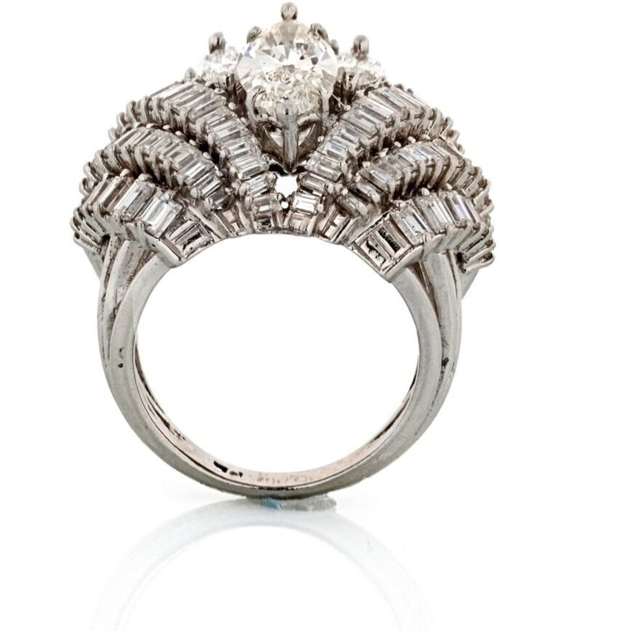 Buy 1.2 Carat Solitaire Cocktail Ring, Engagement Ring Online: Attrangi