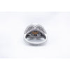 1960's Platinum Pearl & Diamond Ring
